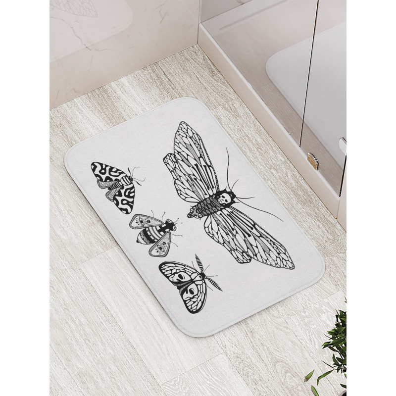Minimalist Wings Art Bath Mat