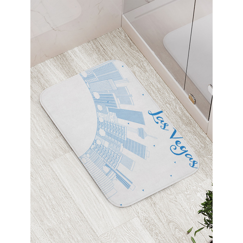 Buildings Urban City Love Bath Mat