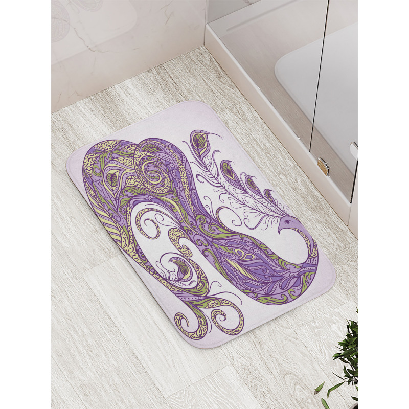 Peafowl Bath Mat