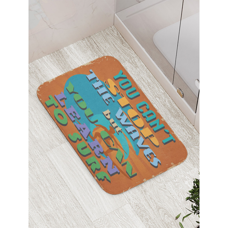 You Can Learn to Surf Bath Mat