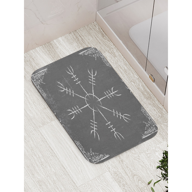 Native Motifs Bath Mat