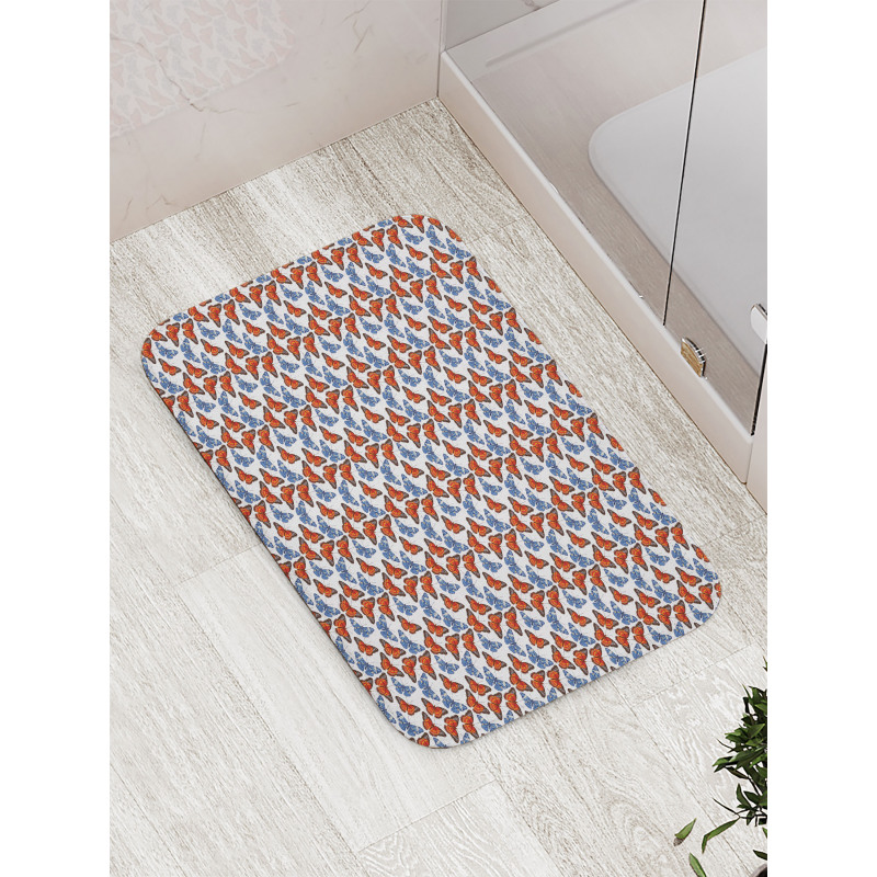 Detailed Winged Insect Bath Mat