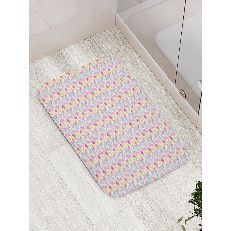 Pineapple Grape Banana Bath Mat