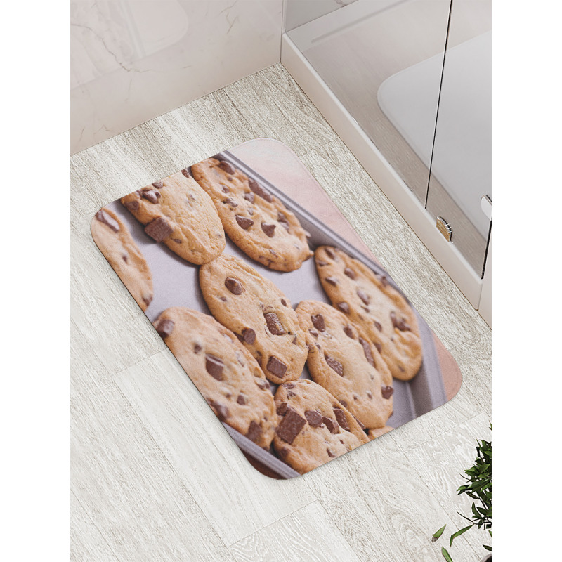 Chocolate Snacks on a Tray Bath Mat