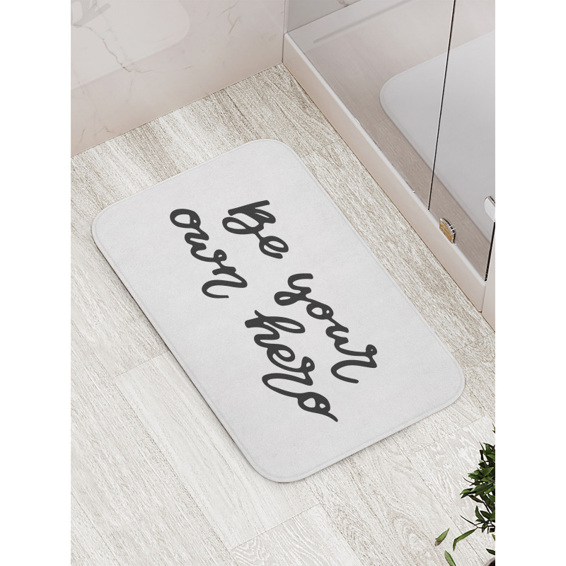 Be Your Own Hero Brave Bath Mat