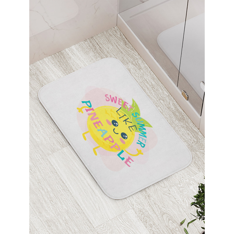 Summer with Eyes Bath Mat