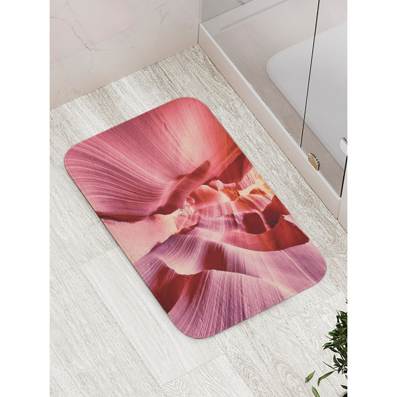 Famous Pink Antelope Canyon Bath Mat