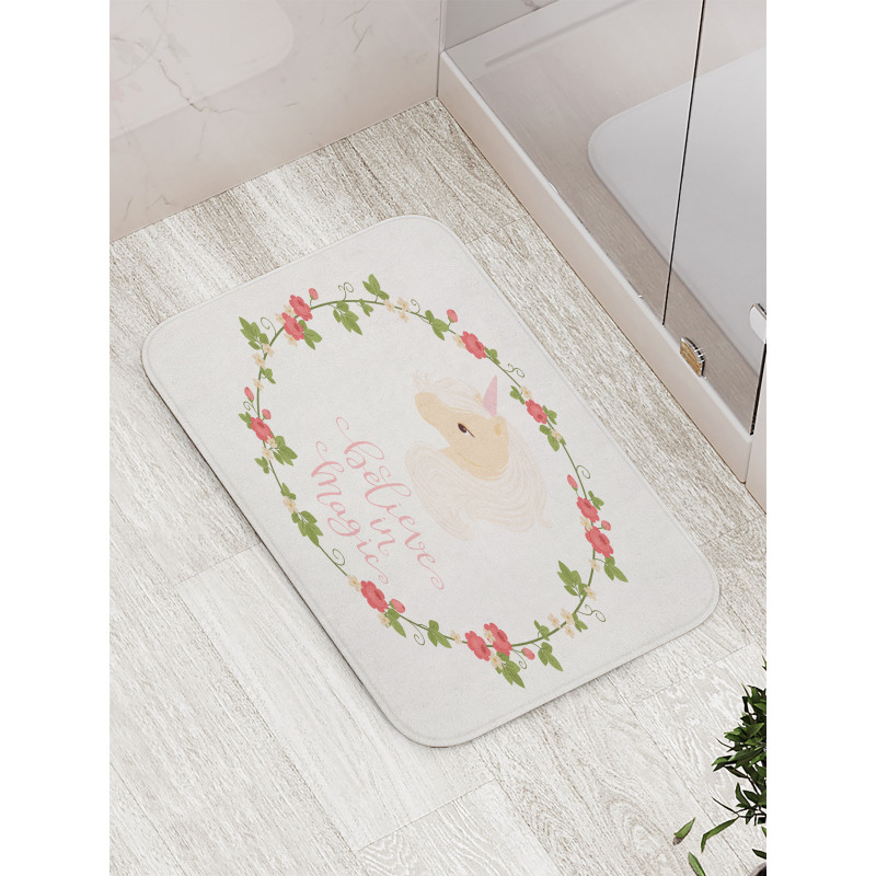 Believe in Magic and Unicorn Bath Mat