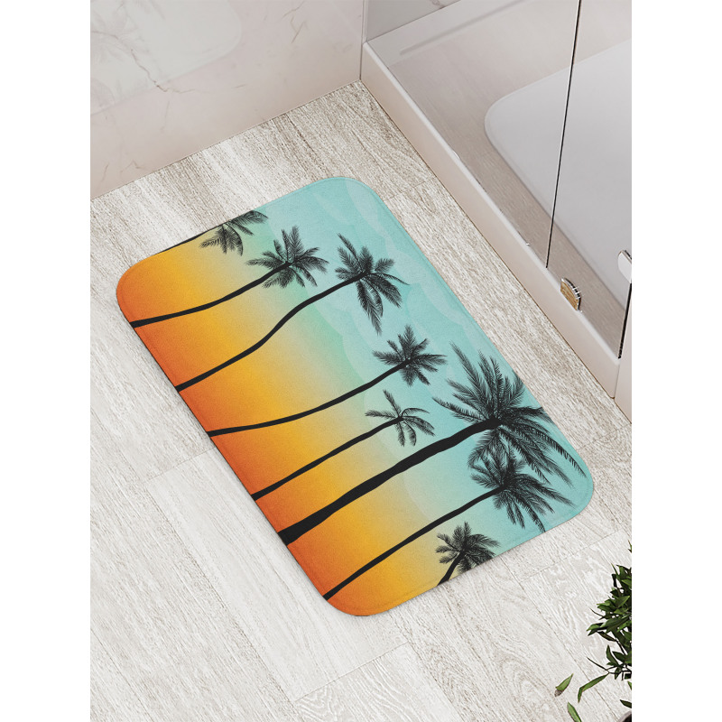 Ombre Effect Landscape Bath Mat