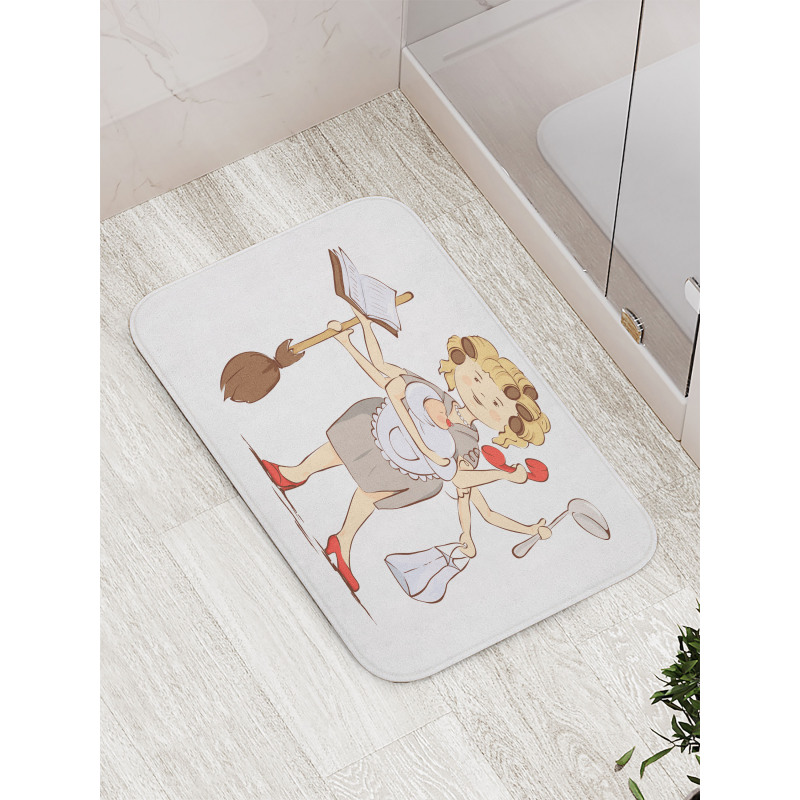 My Super Mom Housewife Bath Mat