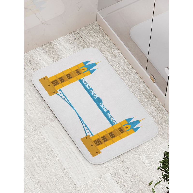 Landscape Travel Theme Bath Mat