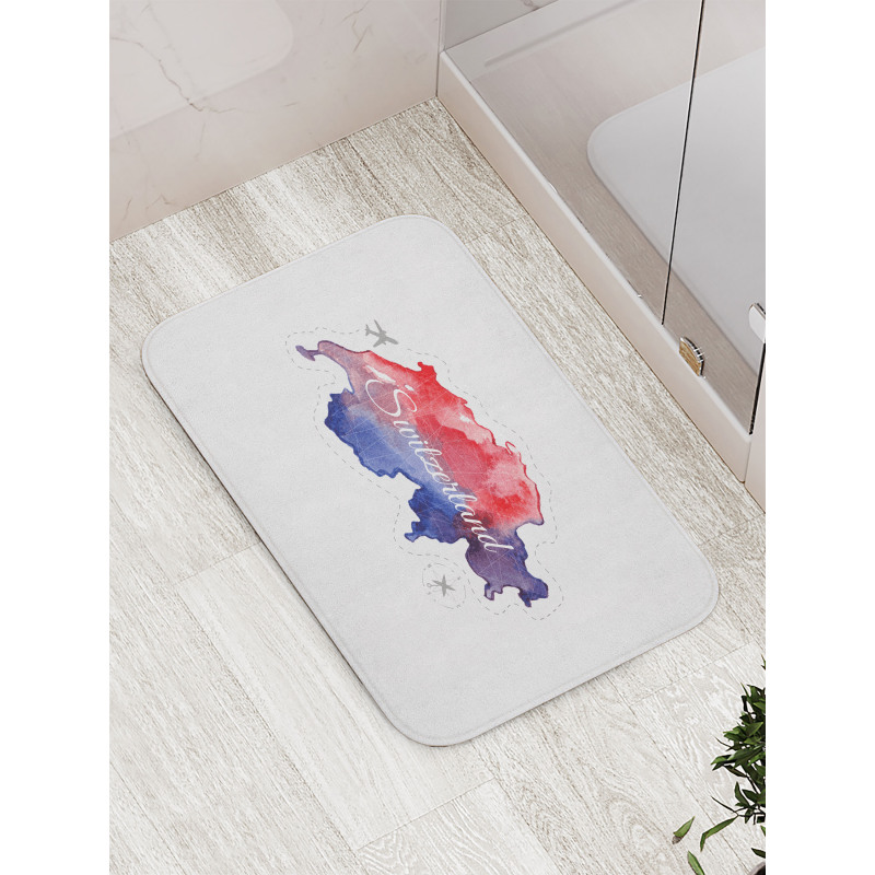 Travel Around the World Bath Mat