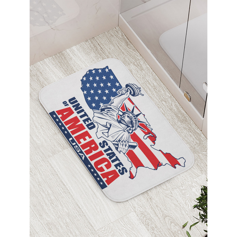 Liberty NYC USA Bath Mat