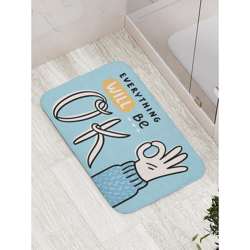 Everything Will Be Okey Hand Bath Mat