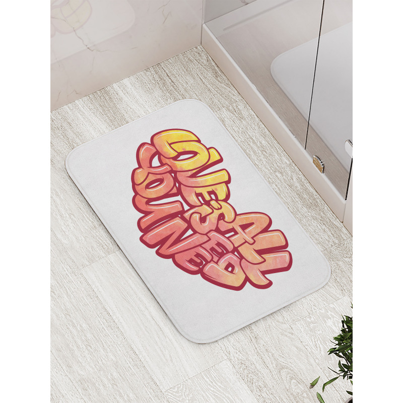 Love is All You Need Heart Bath Mat