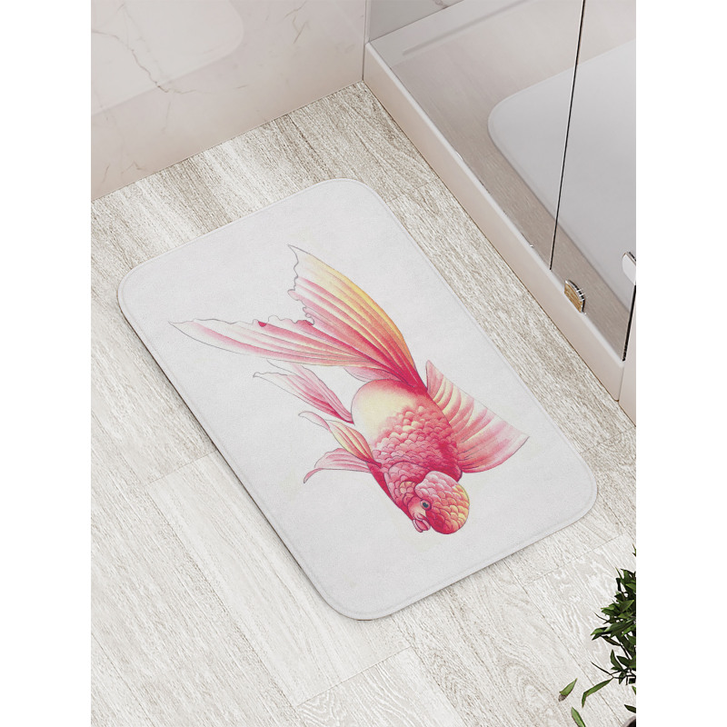 Watercolored Sea Animal Bath Mat