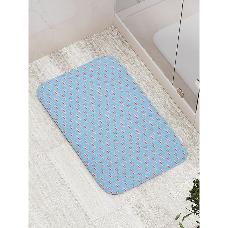 Cartoon Sailor Theme Bath Mat