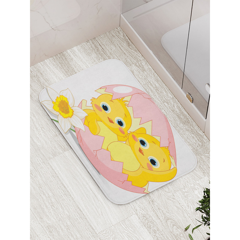 Daffodil Chicks Cracked Egg Bath Mat