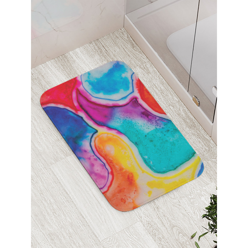 Different Watercolor Pools Bath Mat