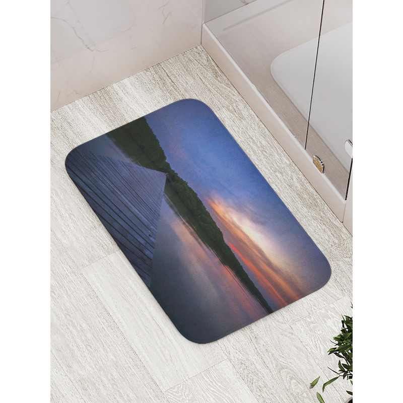 Sunset Scene Thailand Bath Mat