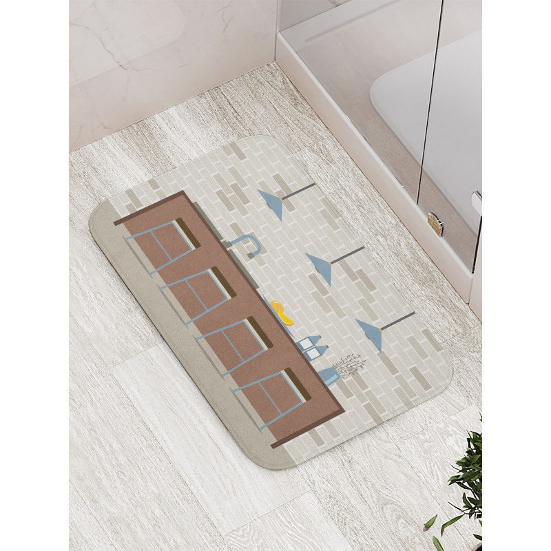 Modern Empty Kitchen Bath Mat