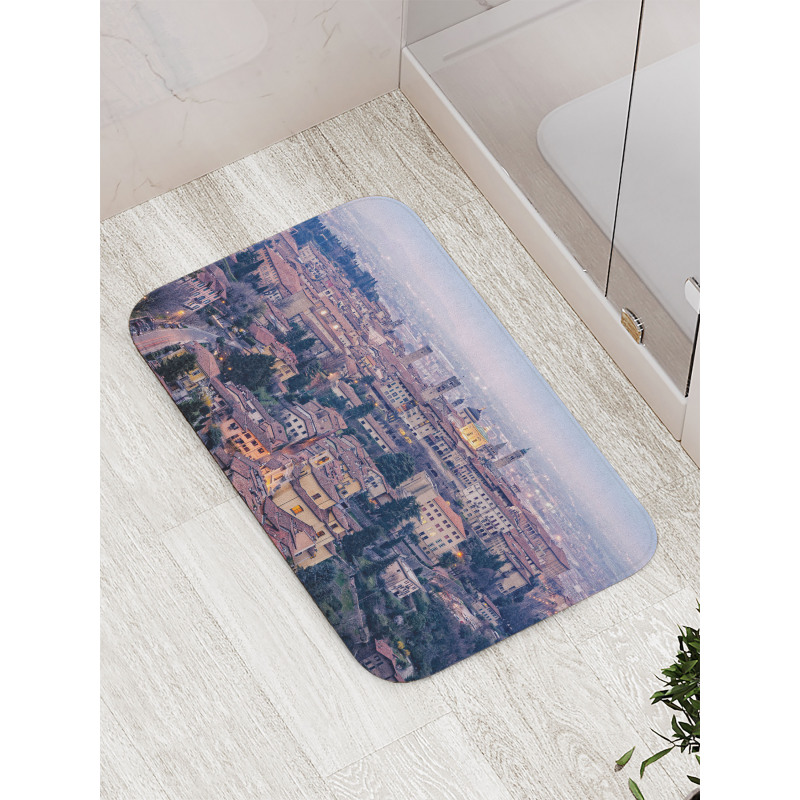 Bergamo Cityscape Bath Mat