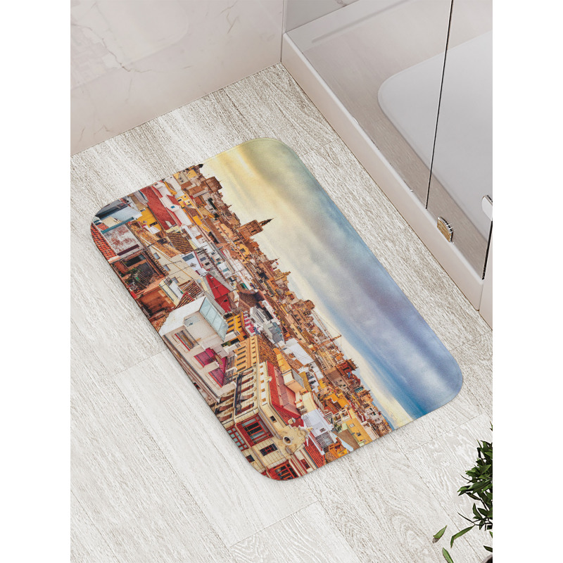 Valencia Spain View Bath Mat