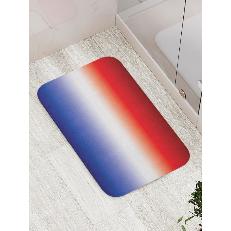 Patriotic Inspired Colors Bath Mat