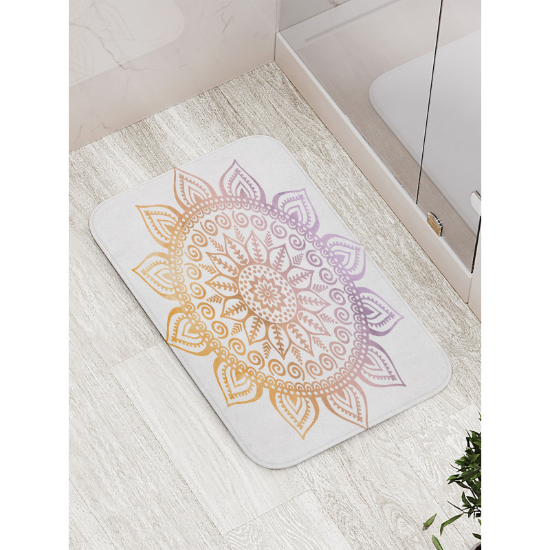 Ombre Effect Sunny Style Bath Mat