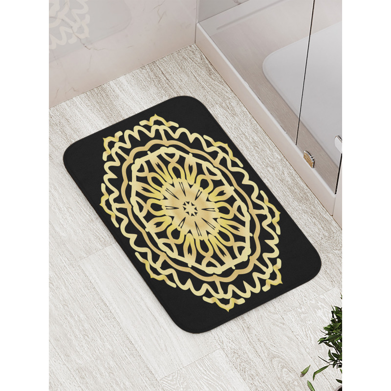 Modern Simplistic Mandala Bath Mat