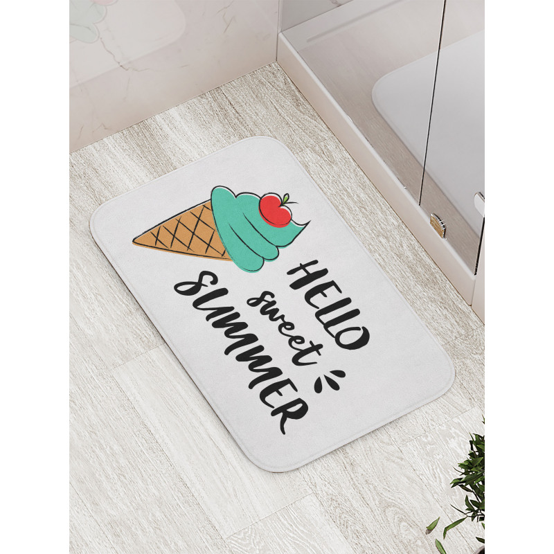 Cherry Top Ice Cream Bath Mat