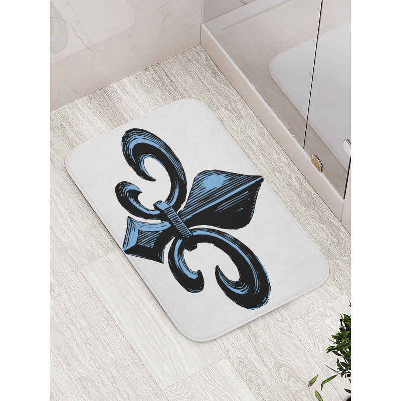 Antique Sign Symbol Bath Mat