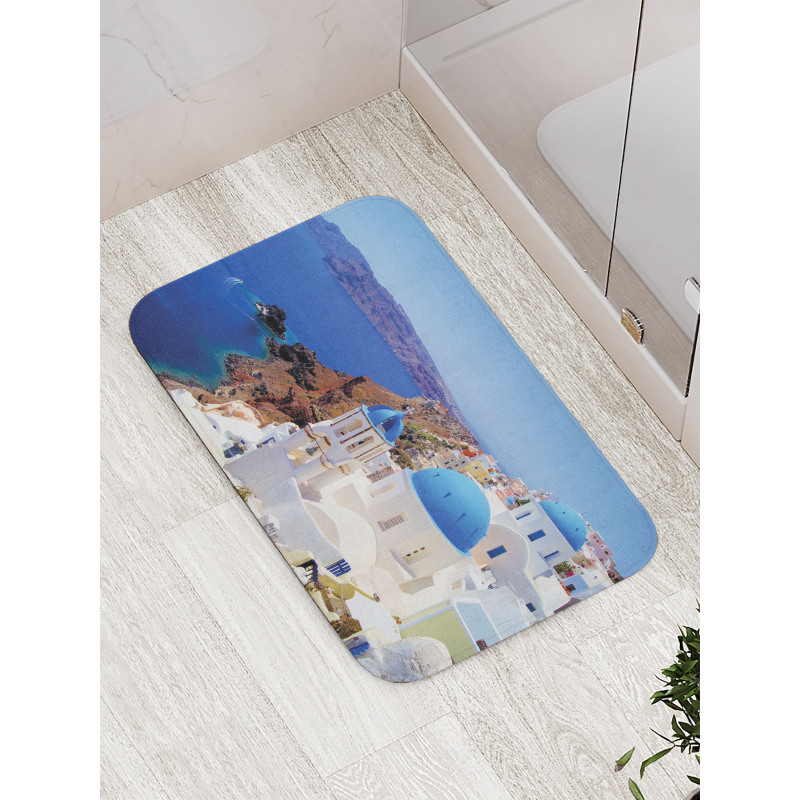 Mediterranean Shore Photo Bath Mat