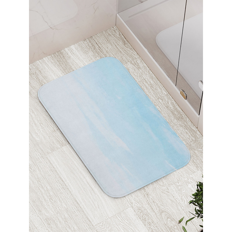 Soft Pastel Sky Clouds Bath Mat