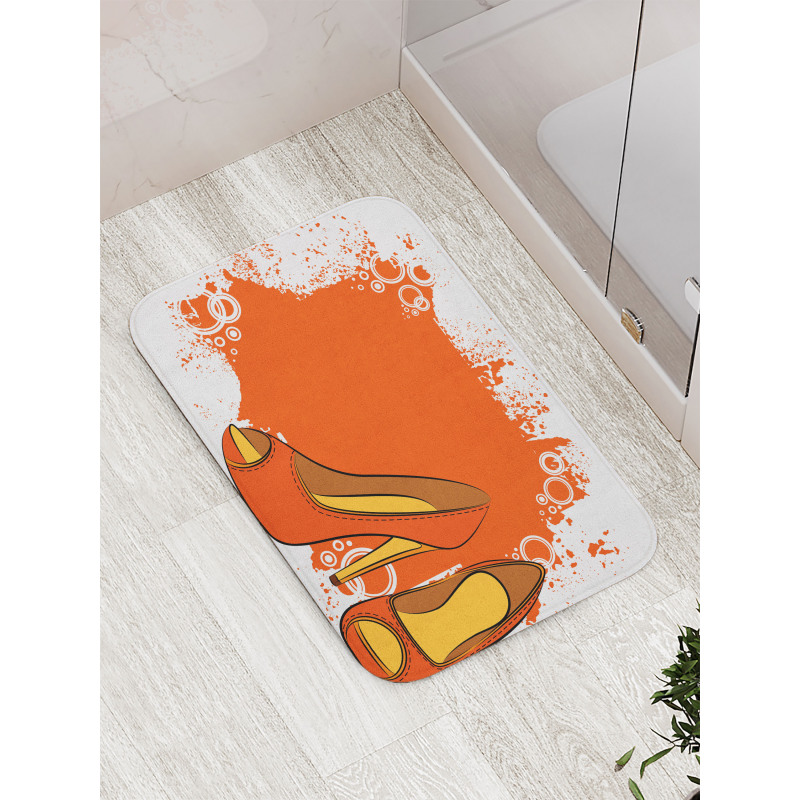 Pair of Dashing Shoes Bath Mat