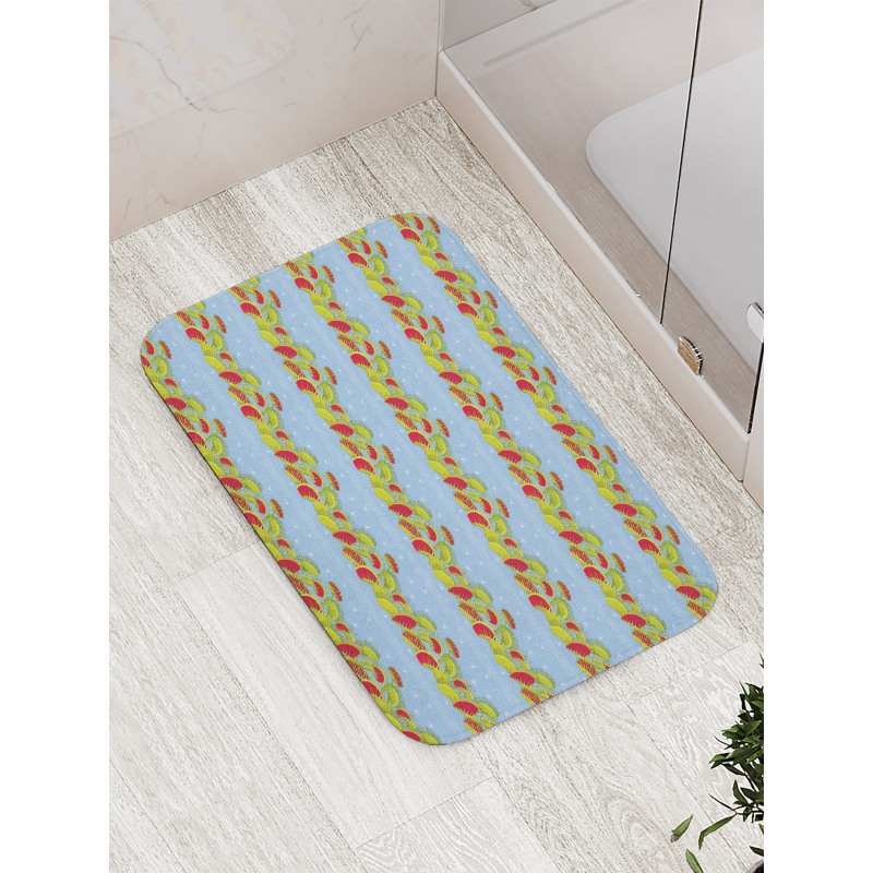 Venus Plants and Flies Line Bath Mat