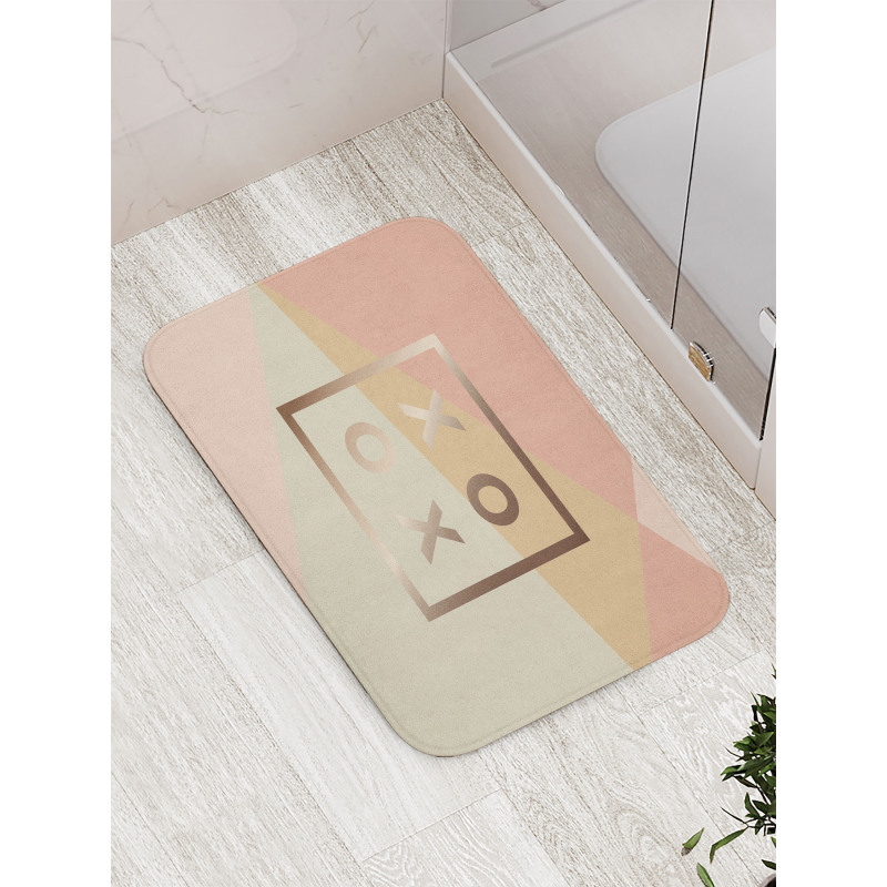 Minimalist Love Design Frame Bath Mat