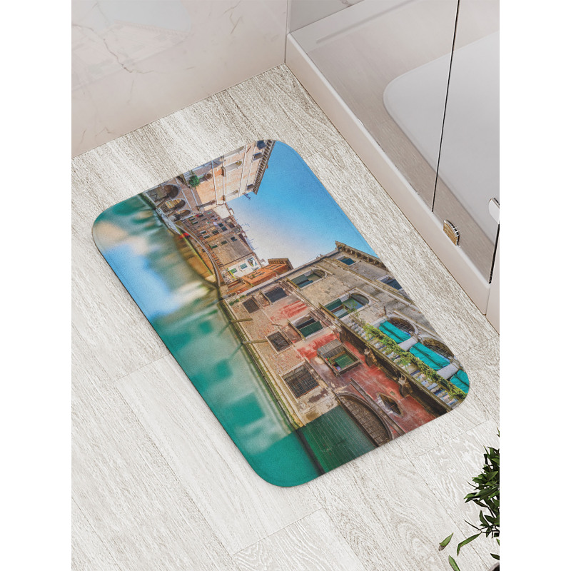 Italy City Water Canal Bath Mat