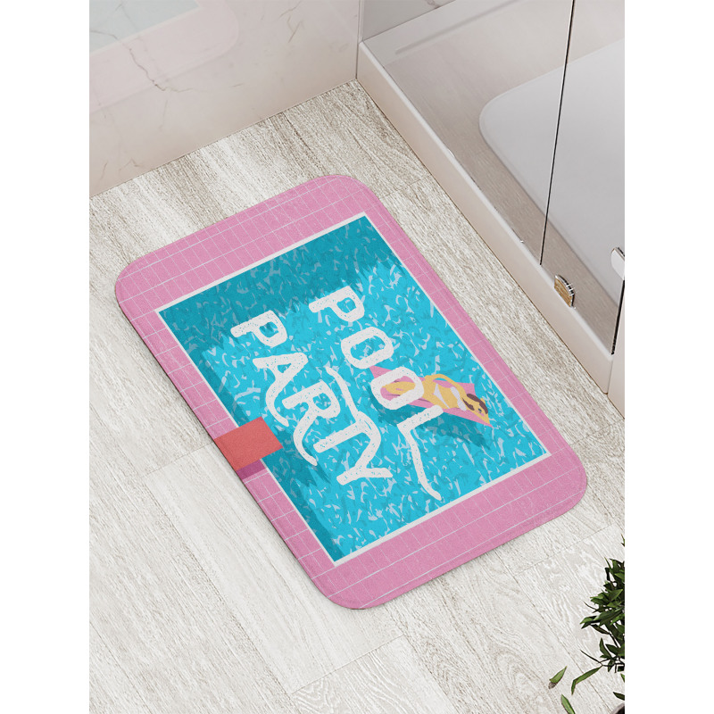 Sunbathing Woman Bath Mat