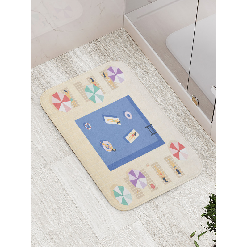 Top Poolside Sunbathing Bath Mat