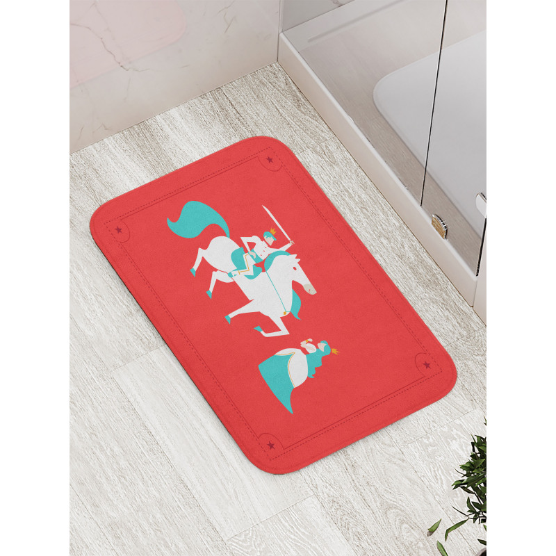 Princess Prince on Horse Bath Mat