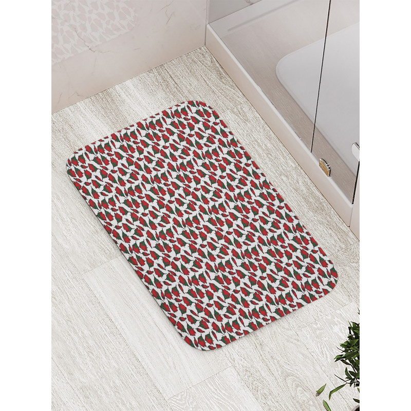 Valentines Day Petal and Buds Bath Mat