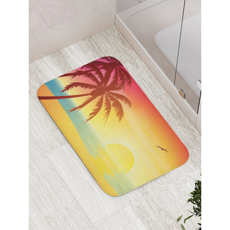 Vivid Sunrise at Fantasy Beach Bath Mat