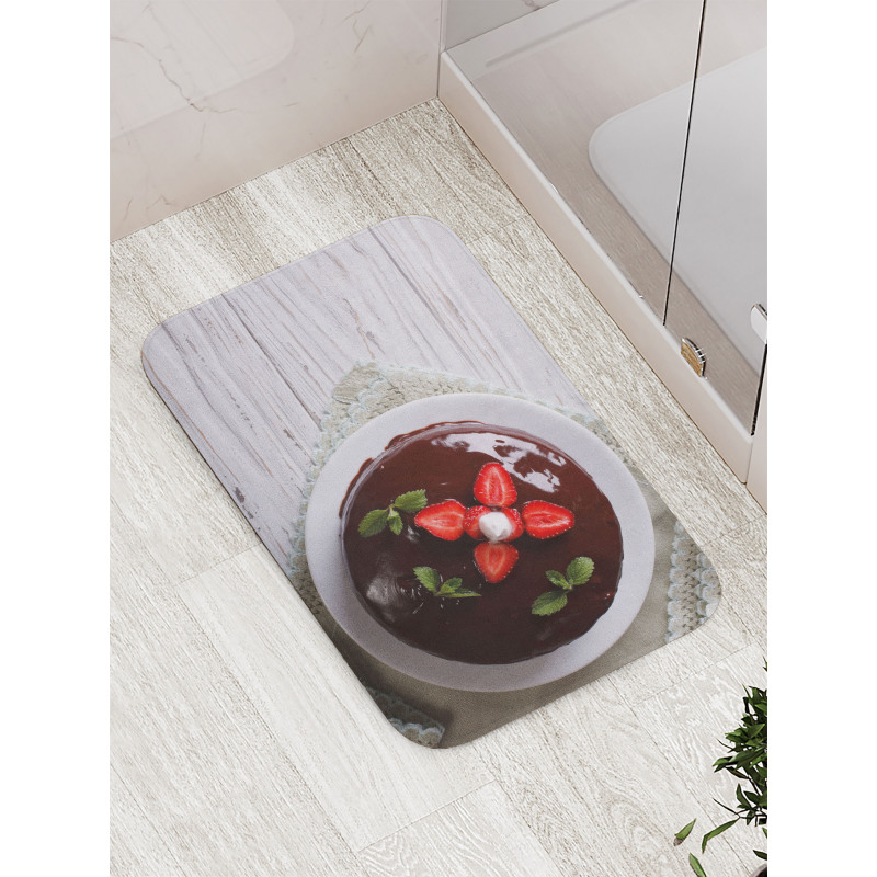 Photo of Chocolate Cake Bath Mat