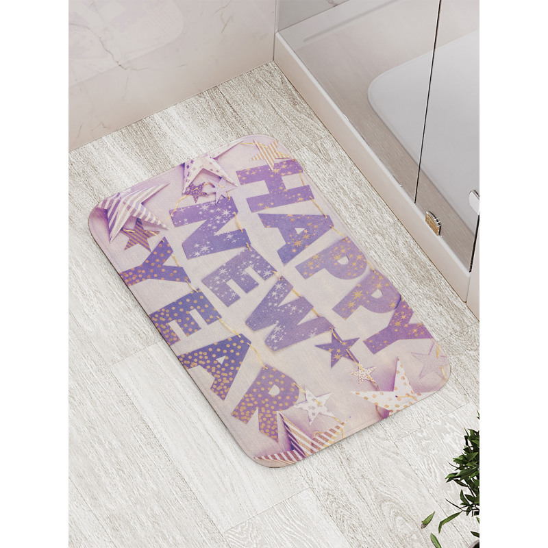 Calligraphy in Party Bath Mat