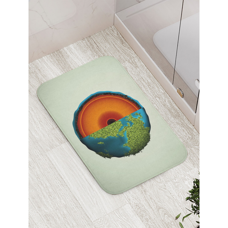 Composition of the Earth Bath Mat