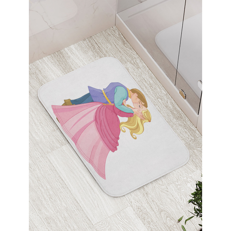 Prince and Princess Romance Bath Mat