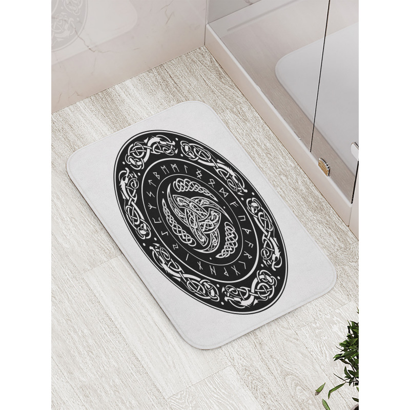 Triple Horns of Odin Bath Mat