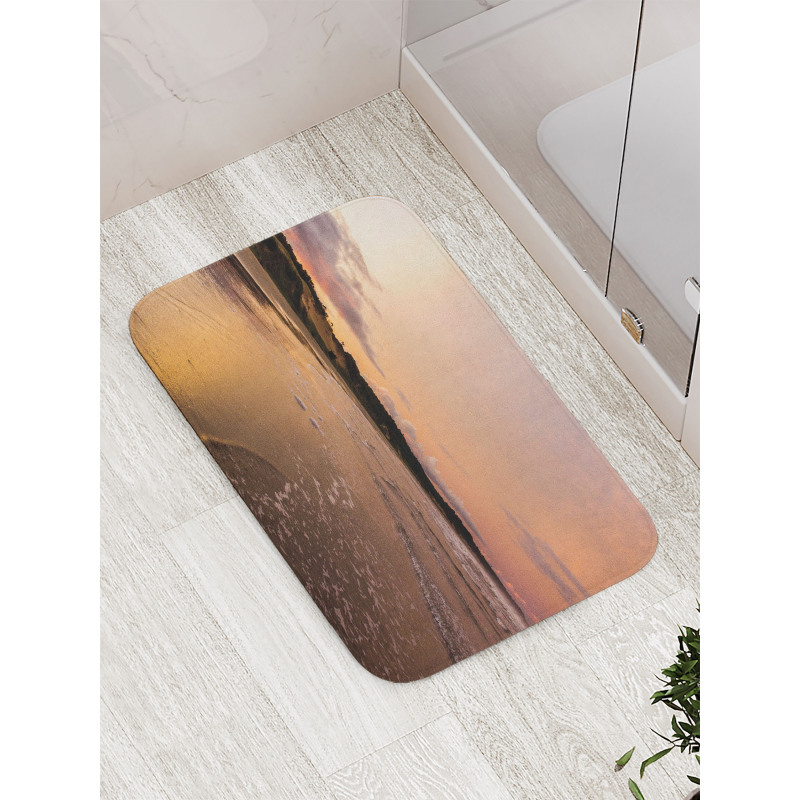 Sunset at Beach Bath Mat