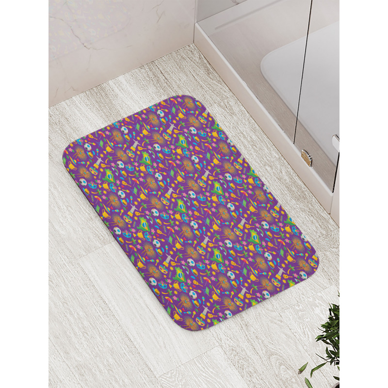 Vibrant Brazilian Items Bath Mat